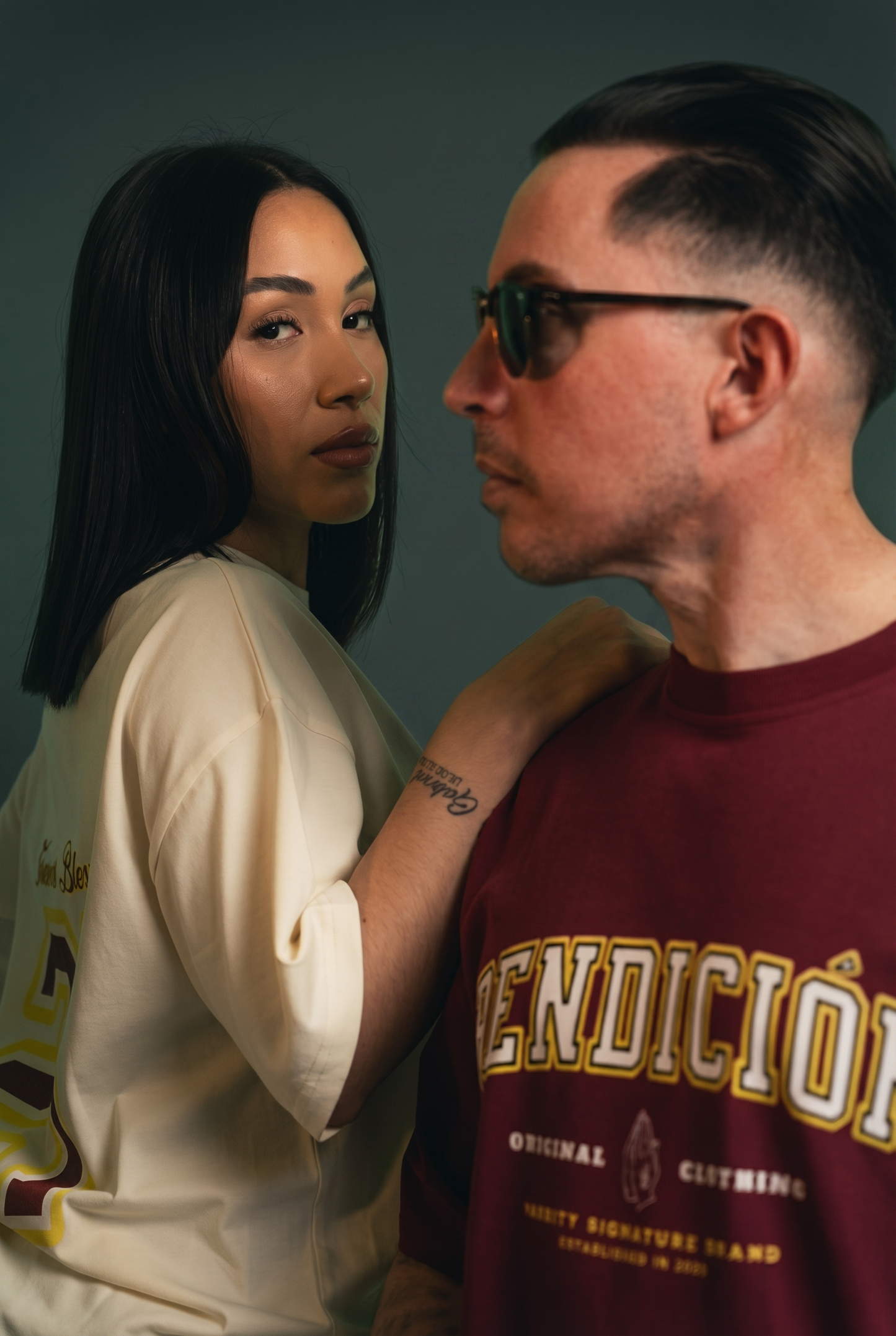 GENESIS 21 - Varsity Tee (Cream)