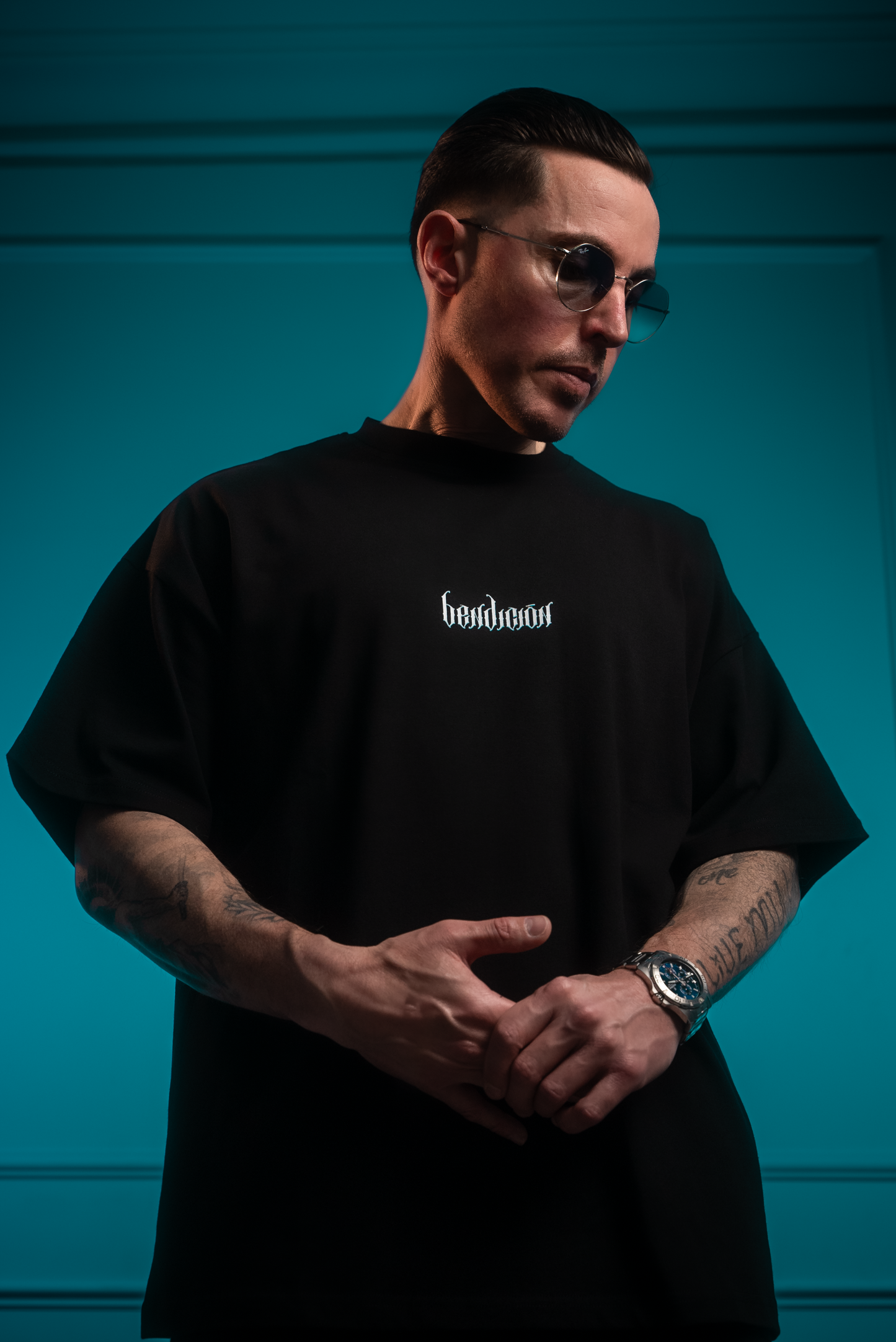 ELEVACIÓN - T-shirt épais (Noir)