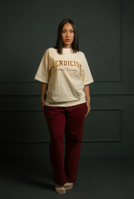 GENESIS 21 - Varsity Tee (Cream)