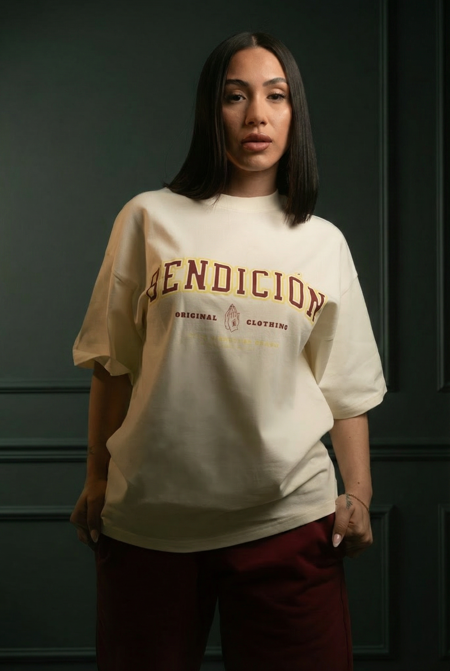 GENESIS 21 - Varsity Tee (Cream)