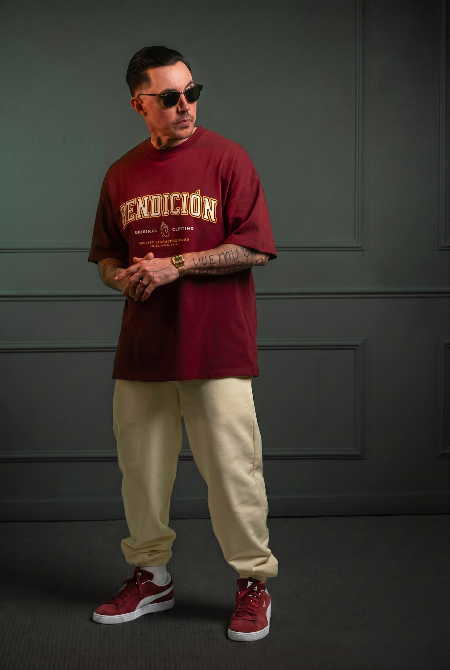 GENESIS 21 - Varsity Tee (Burgundy)